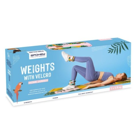 Obciążenia na kostki i nadgarstki Spokey HOME JUNGLE 2x 1,5 kg Spokey