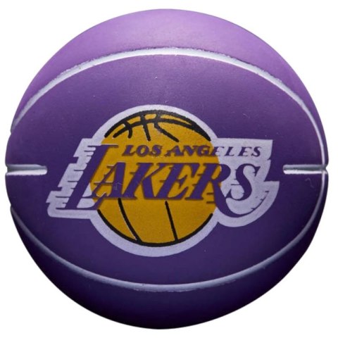 Piłka do koszykówki Wilson NBA Dribbler Los Angeles Lakers Mini Ball WTB1100PDQLAL Wilson