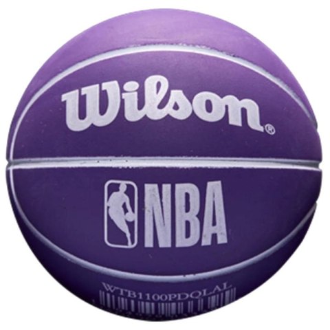 Piłka do koszykówki Wilson NBA Dribbler Los Angeles Lakers Mini Ball WTB1100PDQLAL Wilson