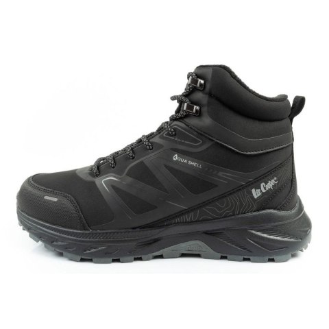 Lee Cooper buty męskie zimowe trekkingowe ocieplane wodoodporne czarne