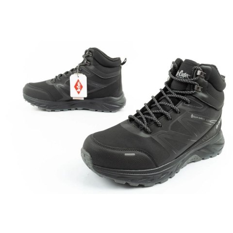 Lee Cooper buty męskie zimowe trekkingowe ocieplane wodoodporne czarne