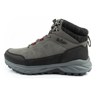 Lee Cooper buty sportowe męskie zimowe trekkingowe ocieplane za kostkę szare