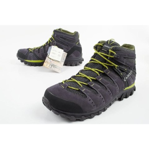 Aku Alterra Gore-tex buty trekkingowe męskie turystyczne lekkie szare zielone