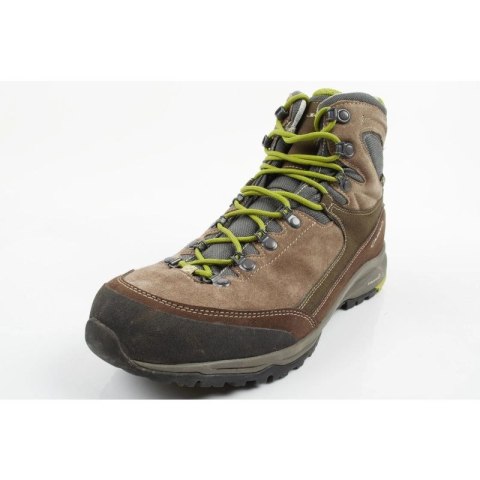 Aku Gea Gore-tex buty sportowe trekkingowe męskie skórzane za kostkę brązowe