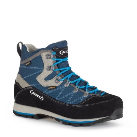 Aku Trekker Gore-tex buty trekkingowe damskie turystyczne za kostkę niebeskie