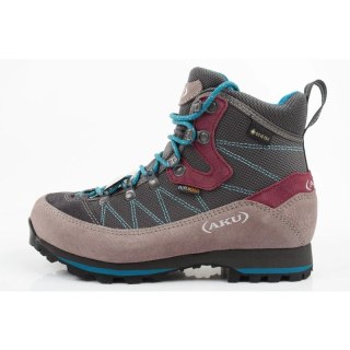 Aku Trekker Gore-tex buty trekkingowe damskie turystyczne za kostkę szare