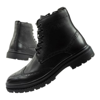 Lee Cooper buty męskie sztyblety trzewiki eleganckie skórzane czarne