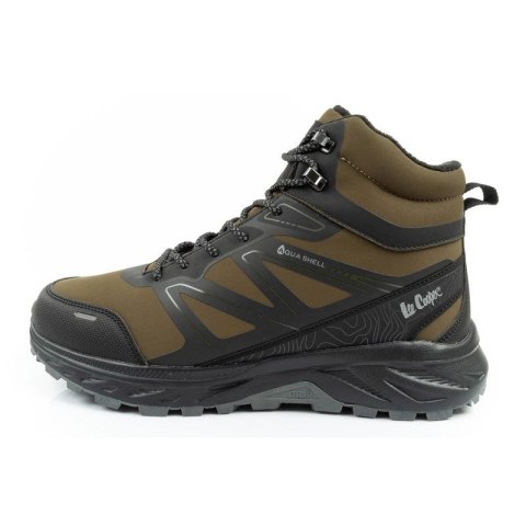 Lee Cooper buty męskie zimowe trekkingowe ocieplane wodoodporne zielone