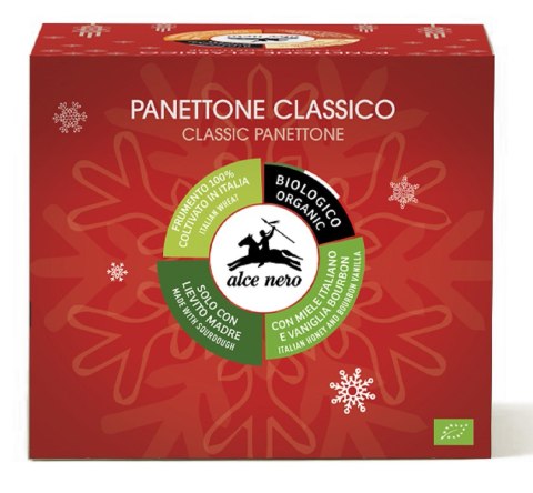BABKA PANETTONE CLASSICO BIO 750 g - ALCE NERO (PRODUKT SEZONOWY) ALCE NERO (włoskie produkty)