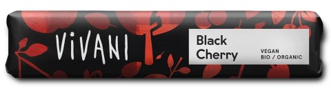 BATON GORZKA CZEKOLADA Z CRUNCHY WIŚNIOWYM BIO 35 g - VIVANI VIVANI (czekolady, batony, kakao instant)