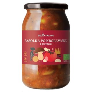 FASOLKA PO KRÓLEWSKU Z BOROWIKAMI BIO 900 ml - DELIKATNA DELIKATNA (kombucha, kimchi, zakwas)