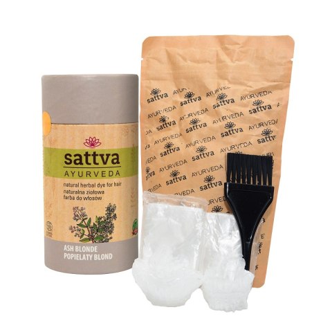 HENNA POPIELATY BLOND ECO 150 g - SATTVA (AYURVEDA) SATTVA (kosmetyki ajurwedyjskie, kadzidełka)