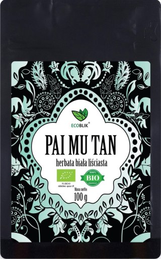 HERBATA BIAŁA LIŚCIASTA PAI MU TAN BIO 100 g - ECOBLIK ECOBLIK (herbaty)