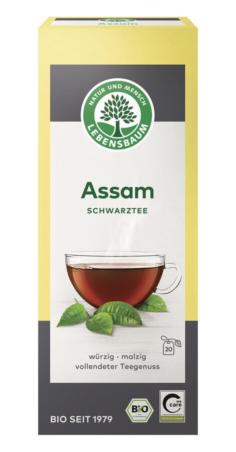 HERBATA CZARNA ASSAM BIO (20 x 2 g) 40 g - LEBENSBAUM LEBENSBAUM (przyprawy, herbaty, kawy)