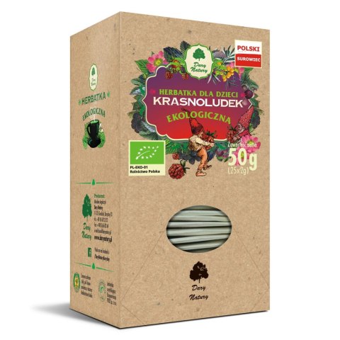 HERBATKA DLA DZIECI KRASNOLUDEK BIO (25 x 2 g) 50 g - DARY NATURY DARY NATURY - herbatki