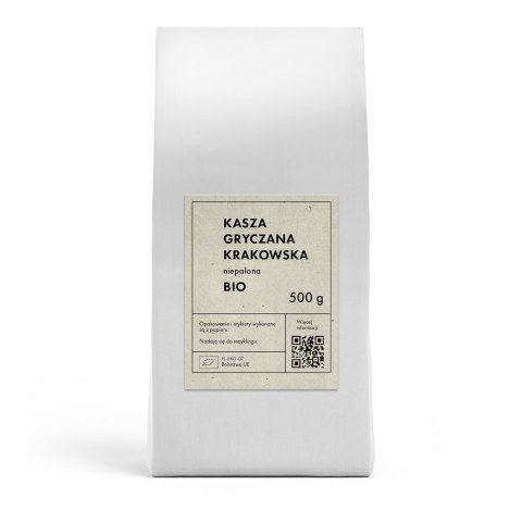 KASZA GRYCZANA KRAKOWSKA NIEPALONA BIO 500 g - THE PLANET THE PLANET (Zakupy przyjazne Ziemi)