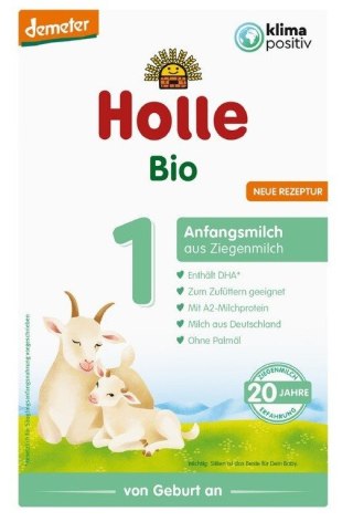 MLEKO KOZIE 1 POCZĄTKOWE DLA NIEMOWLĄT DEMETER BIO 400 g - HOLLE HOLLE (żywność dla niemowląt)