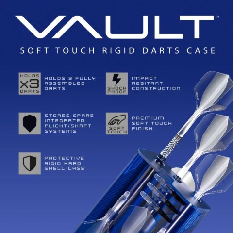 Pokrowiec na rzutki Harrows VAULT DART CASE niebieski