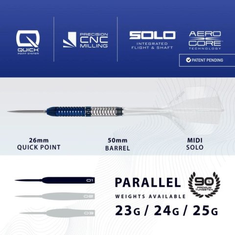 Rzutki Harrows GEO 01 PARALLEL 90% steeltip