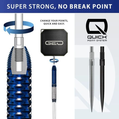 Rzutki Harrows GEO 01 PARALLEL 90% steeltip