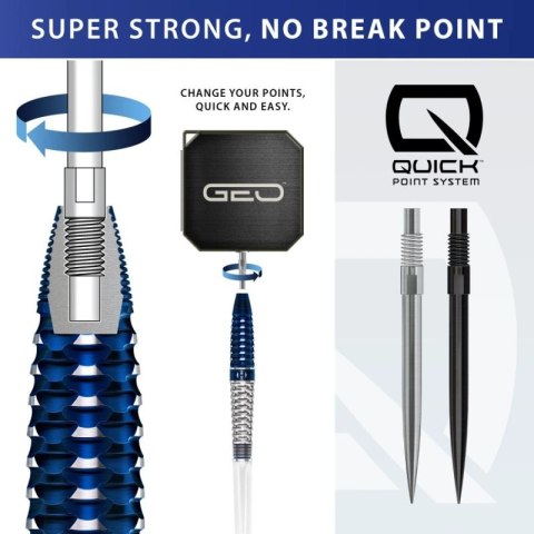 Rzutki Harrows GEO 02 TORPEDO 90% steeltip