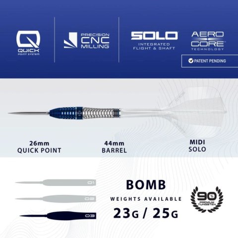Rzutki Harrows GEO 03 BOMB 90% steeltip