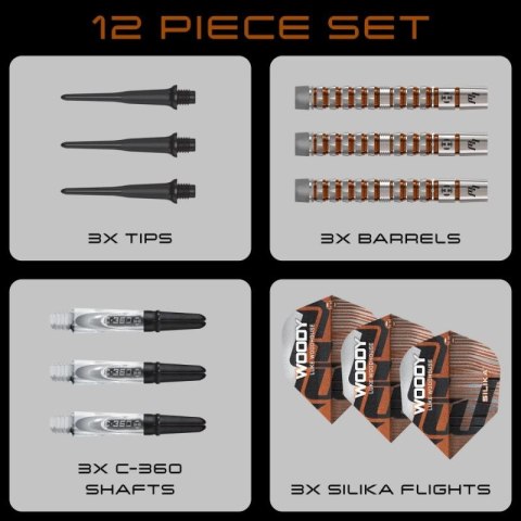 Rzutki Harrows LUKE WOODHOUSE SERIES 3 90% softip