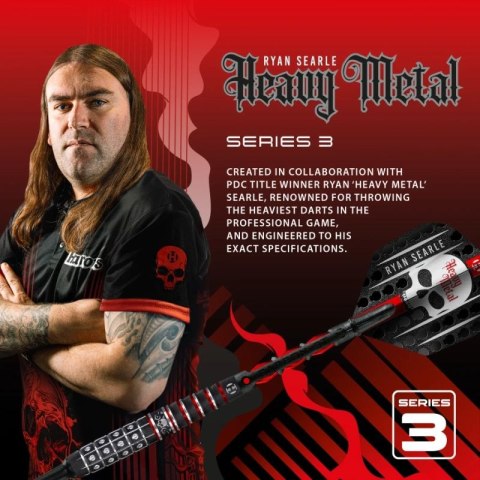 Rzutki Harrows RYAN SEARLE SERIES 3 90% softip