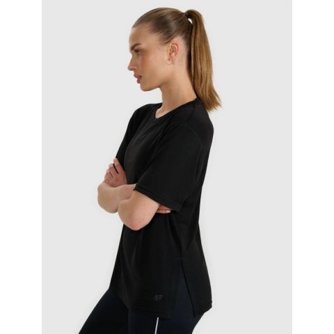 T-shirt oversize z modalem damski 4F 4FRAW25TTSHF3408-20S