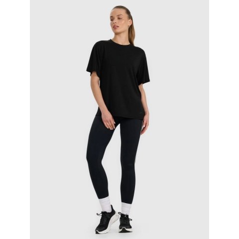 T-shirt oversize z modalem damski 4F 4FRAW25TTSHF3408-20S