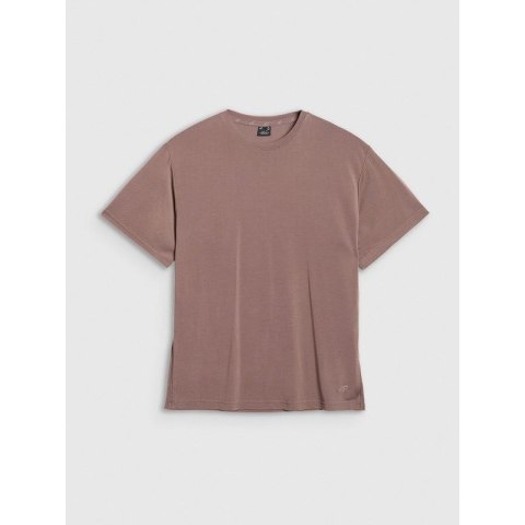 T-shirt oversize z modalem damski 4F 4FRAW25TTSHF3408-82S