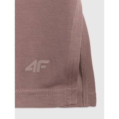 T-shirt oversize z modalem damski 4F 4FRAW25TTSHF3408-82S