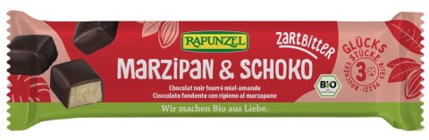 BATONIKI MARCEPANOWE Z MIODEM W CZEKOLADZIE GORZKIEJ BIO 50 g - RAPUNZEL RAPUNZEL (makarony, czekolady, oleje, kremy orz.)