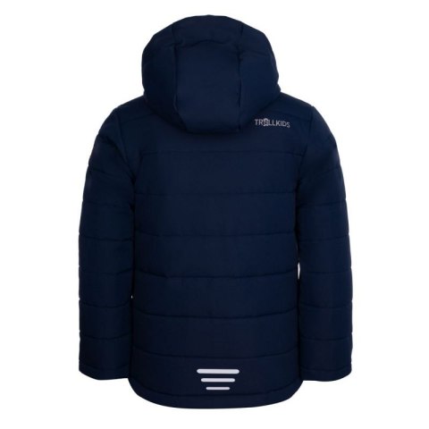 Kurtka narciarska z kapturem dziecięca Trollkids Kids Hemsedal Snow Jacket XT wodoodporna granatowa (513-164) Trollkids