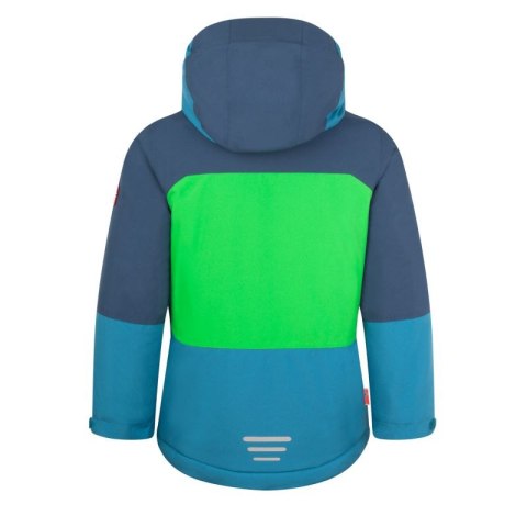 Kurtka zimowa dziecięca Trollkids Kids Hardanger Jacket wodoodporna ocieplana niebieska/zielona (675-356) Trollkids