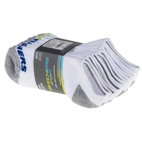 Skarpetki Skechers 6pk No Show S108264-WHT Skechers