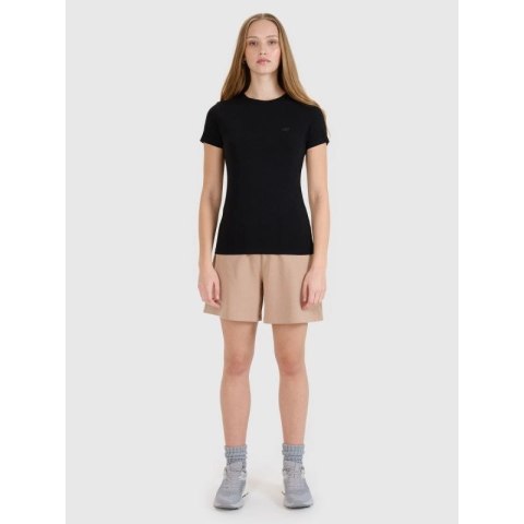 T-shirt slim damski (ZESTAW KOSZULEK 2 SZT.) 4F 4FRMM00TTSHF2709-10S
