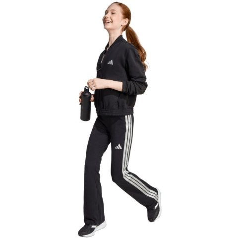 Dres dla dzieci adidas Junior Girls Glam Tracksuit czarny JL7474