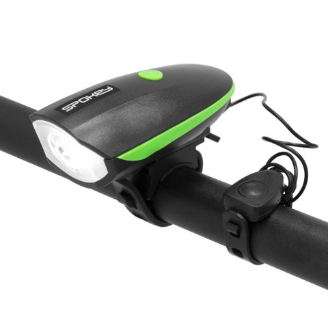 Lampka rowerowa z klaksonem Spokey Raini SPK-942714 Spokey