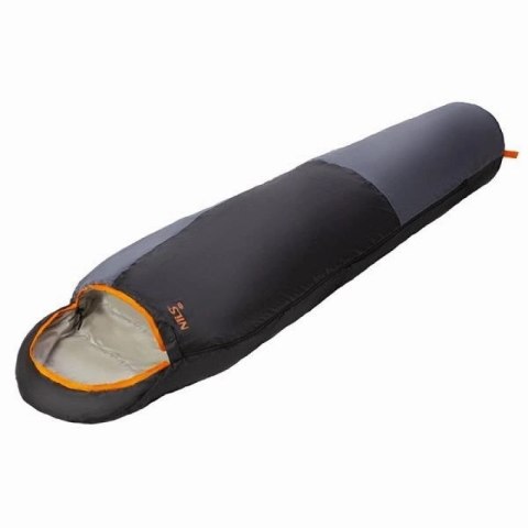 ŚPIWÓR NILS CAMP NC1705 ULTRA LIGHT SZARO-POMARAŃCZOWY