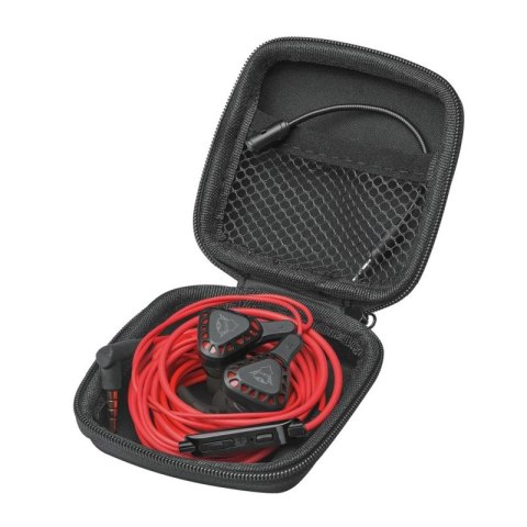 Słuchawki z mikrofonem TRUST GXT 408 Cobra czarno-czerwony