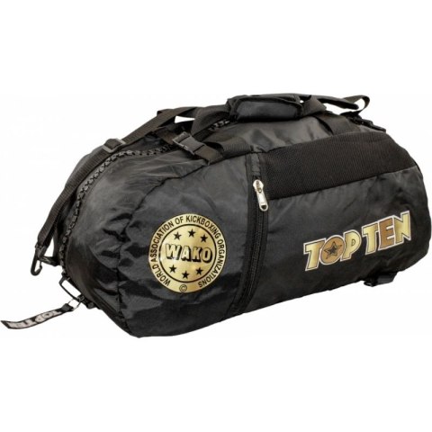 Torba sportowa TOP TEN z funkcją plecaka 67 x 36 x 33 cm TOR-P6 czarna