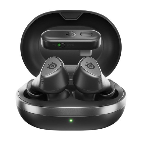 Słuchawki SteelSeries Arctis GameBuds dla Xbox Series X/S z Bluetooth, do uszu, wyciszające, bezprzewodowe, czarne
