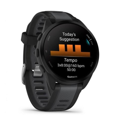 Zegarek Garmin Forerunner 165 Black / Slate Grey 43 mm 010-02863-20 Garmin