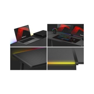 Biurko gamingowe Huzaro Hero 6.0 Black RGB Huzaro