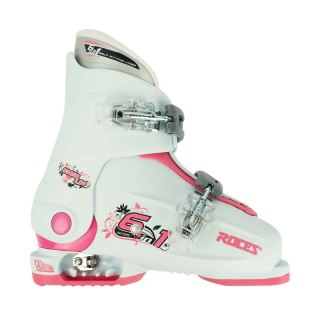 Buty narciarskie Roces Idea Up Junior biało-różowe 450491 00020