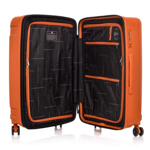 Duża Walizka SwissBags Tourist 77cm Pomarańczowy