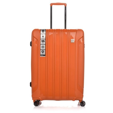 Duża Walizka SwissBags Tourist 77cm Pomarańczowy