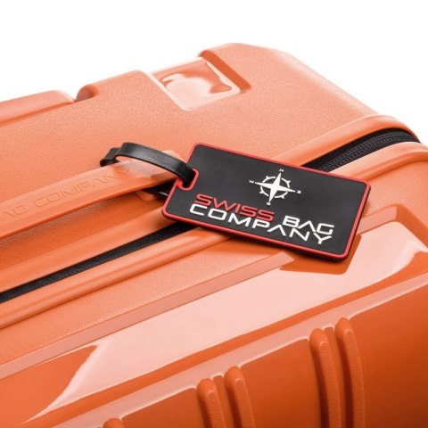 Duża Walizka SwissBags Tourist 77cm Pomarańczowy