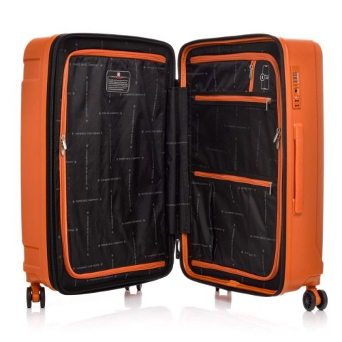 Duża Walizka SwissBags Tourist 77cm Pomarańczowy